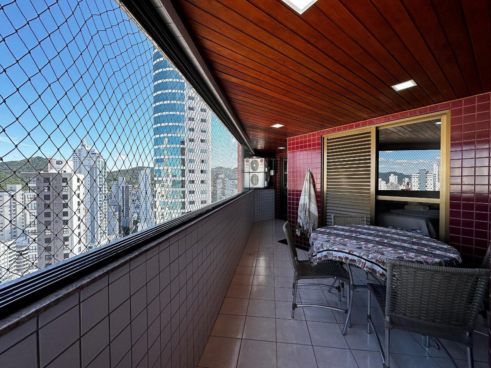 Ct01- Vista Mar| Telas Protecao| Churrasq, Garagem Balneário Camboriú Zewnętrze zdjęcie