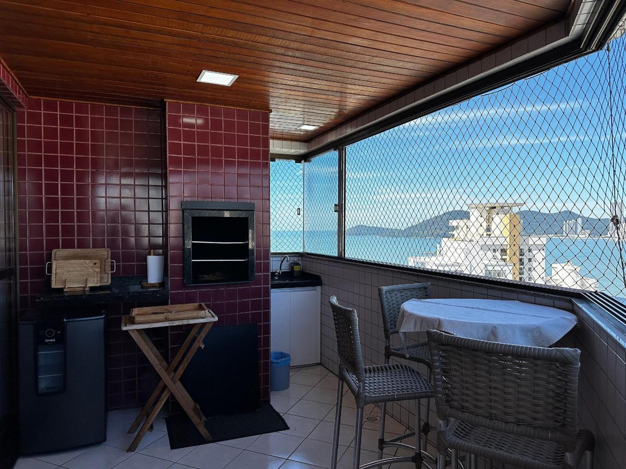 Ct01- Vista Mar| Telas Protecao| Churrasq, Garagem Balneário Camboriú Zewnętrze zdjęcie